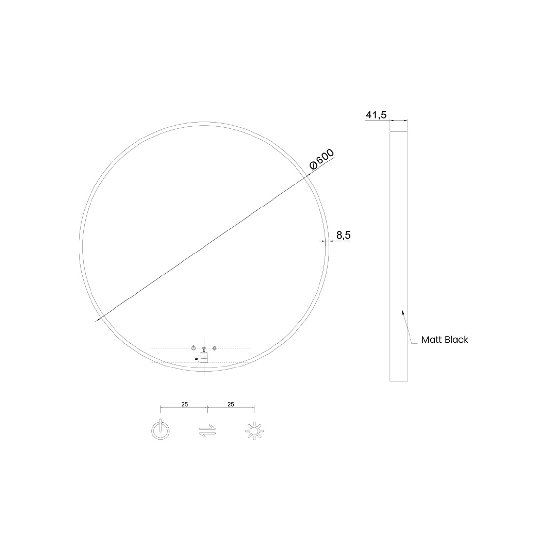 Dimensions: D60 Cm (hover)