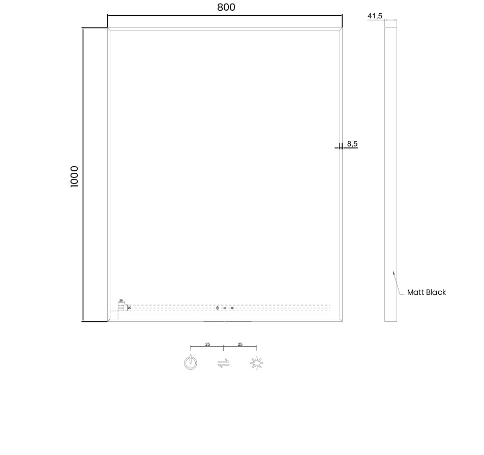 Dimensions: W 80 x H100 cm (hover)