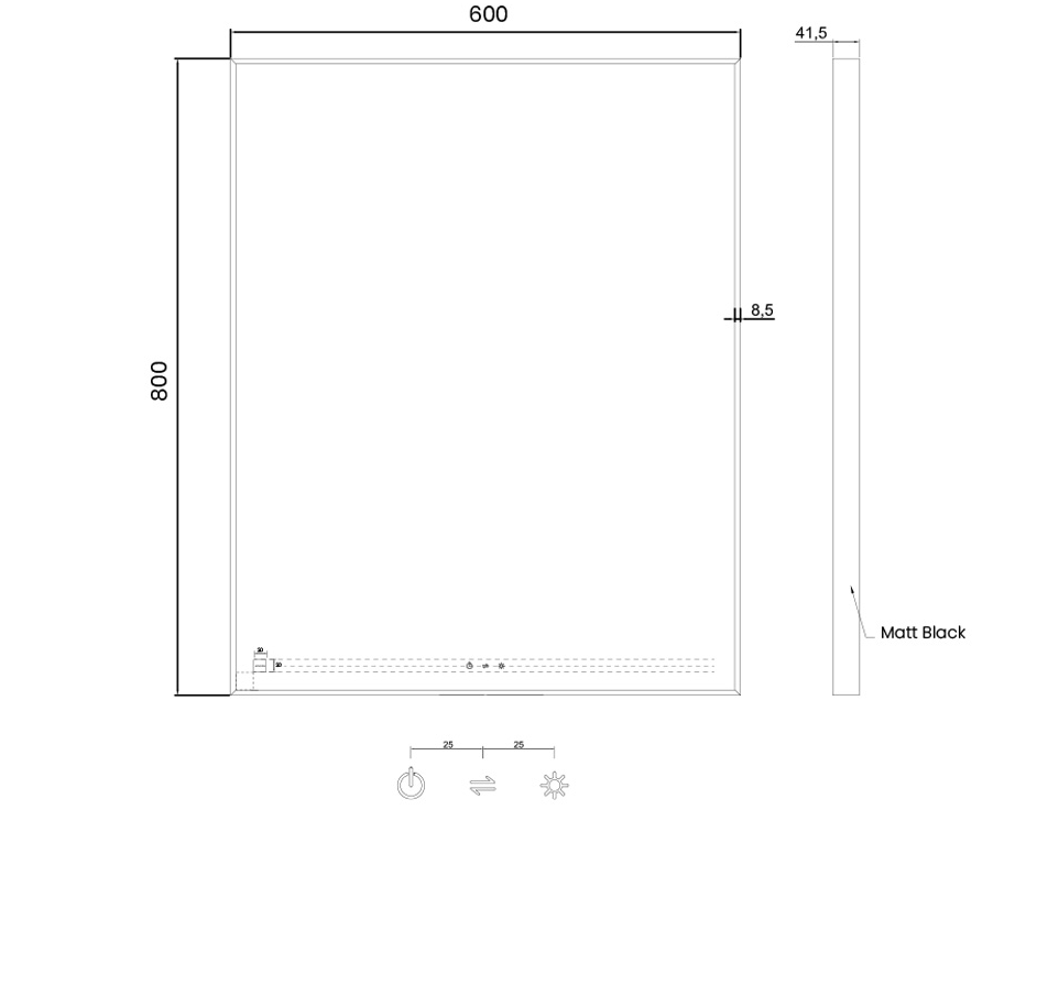 Dimensions: W 60 x H 80 cm (hover)